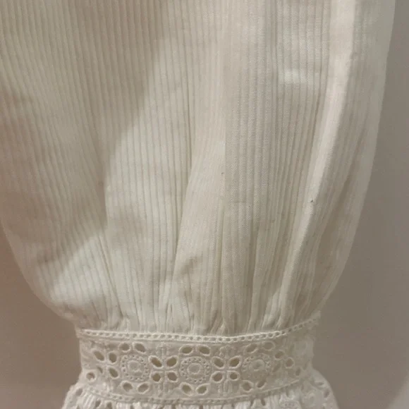 DÔEN Vermont ribbed broderie anglaise cotton shirt - Picture 9 of 16